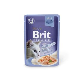 Brit Premium Cat Delicate Fileji u želeu s lososom 85 g vrečka