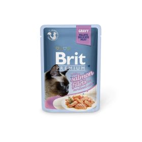 Brit Premium Cat Delicate Fileji v omaki z lososom,sterilised 85 g vrečka
