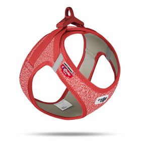 Curli oprsnica za pse Merino Clasp Air-Mesh, rdeča