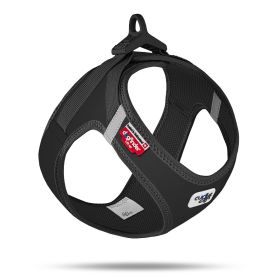 Curli oprsnica za pse Clasp Softshell, črna