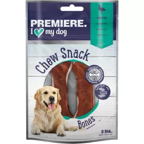 Premiere priboljšek za pse Chew bones raca 120 g/2 kosa