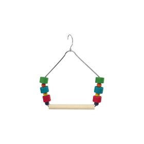 Ferplast igrača za ptice Wooden swing/beads