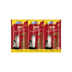 FIT+FUN Palčke Priboljšek za mačke Perutnina Jetra 50 g