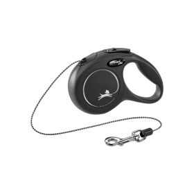 Flexi Classic vrvica, XS 3 m, črn