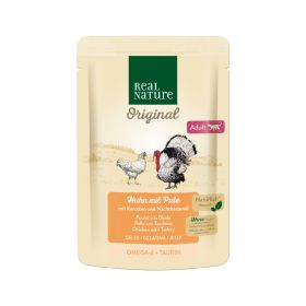 Real Nature Cat perutnina in figa v želeju 85 g