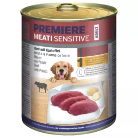 Premiere Dog Meati Sensitive Govedina in krompir 800g konzerva
