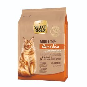 Select Gold Cat Hair&Skin Adult perutnina z lososom