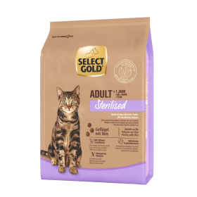 Select Gold Cat Adult Sterilised perutnina z rižem 300g