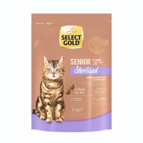 Select Gold Cat Senior Sterilised perutnina z rižem 300g