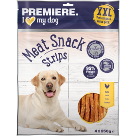 Premiere Dog Priboljšek Meat Snack Strips Piščanec 4x250 g