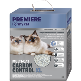 Premiere mačji pesek Multi-Cat Carbon control XL 10 l