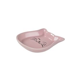 AniOne posoda za mačke Happy Kitty keramična roza 200 ml