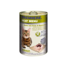 Premiere Cat Meat Menu Adult piščanec in puran 400 g konzerva