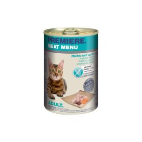 Premiere Cat Meat Menu Adult piščanec in losos 400 g konzerva