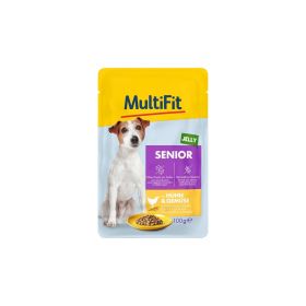 MultiFit Senior perutnina in zelenjava v želeju 100 g vrečka