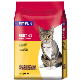FIT+FUN Cat Finest piščanec in puran 1 kg