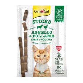 Gimcat Priboljšek Sticks z jagnjetino in perutnino 20 g