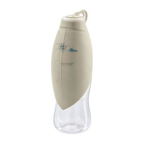 Hunter potovalna silikonska plastenka List bež, 550 ml