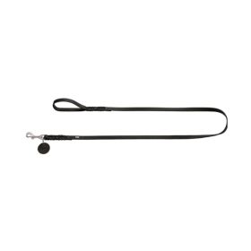 Hunter povodec za pse Solid Education 11 mm/150 cm, usnje črna