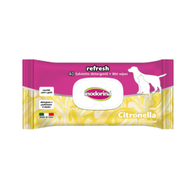 Inodorina Refresh Lemongrass čistilni robčki, 40 kos