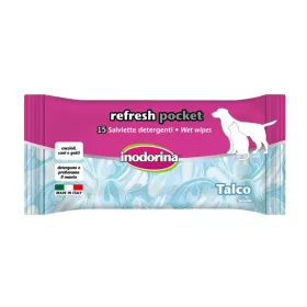 Inodorina Refresh Talcum žepni vlažni robčki 15 kos