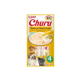 Churu Cat Priboljšek Puree Tunina s sirom 4x14 g