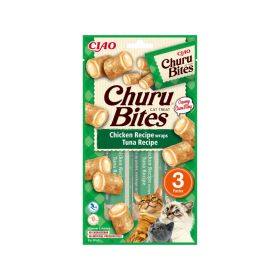 Churu Cat Priboljšek Bites Rolice piščanec i tunina 3x10 g