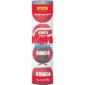 Kong igrača za pse Signature Balls S 4 kos