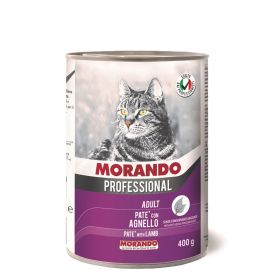Morando Professional Cat Prof Adult Pate Jagnjetina 400g konzerva