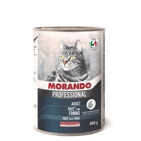 Morando Professional Cat Prof Adult Pate Tuna 400g konzerva