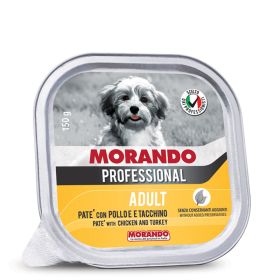 Morando Professional Prof Adult Pate Piščanec in Puran 150g alu-pak