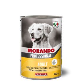Morando Professional Prof Adult Pate Piščanec in Puran 400g konzerva