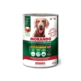 Morando Tradizioni Adult komadići v omaki govedina 405 g konzerva