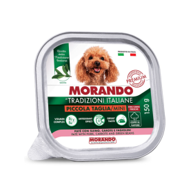 Morando Tradizioni Adult Mini Pate svinjina, korenje in stroki 150 g alu-pak
