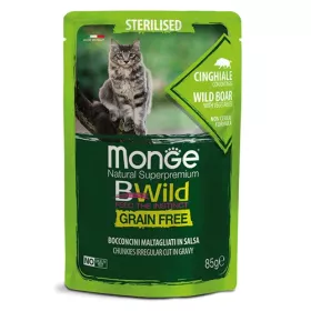 Monge cat BW Sterilised Divja svinja/Zelenjava 85 g