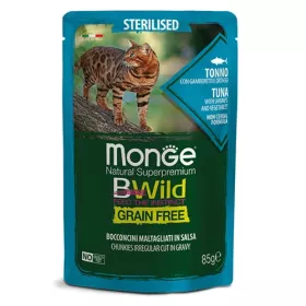 MONGE cat BW Sterilised Tuna Kozice/Zelenjava 85 g