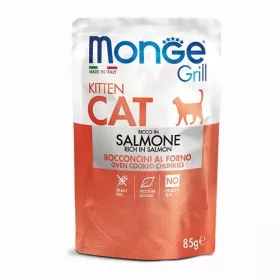 MONGE cat Grill Kitten Losos 85 g