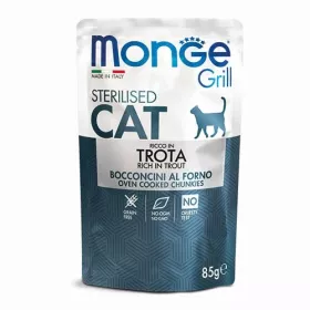 MONGE cat Grill Sterilised Postrv 85 g