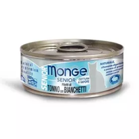 MONGE cat jelly Senior Tuna/Sardon 80 g