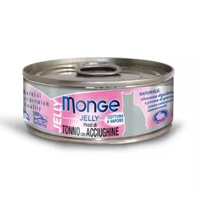 MONGE cat jelly Yellowfin Tuna/Inčun 80 g