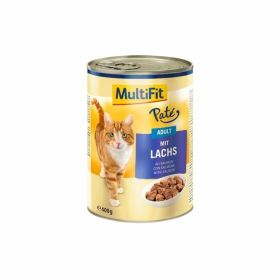 MultiFit Cat Pate Adult Losos 400g konzerva