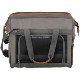 Trixie Prenosna torba Finlay sivo-rjava, 43x26x32 cm
