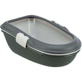 Trixie WC za mačke Berto sistem za ločevanje 39×22×59 cm siva