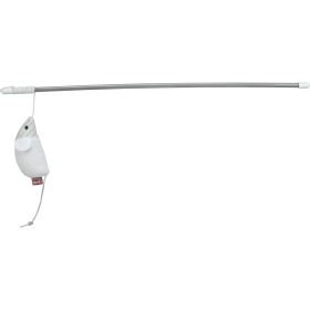 Trixie igrača za mačke plastična palica z miško 46 cm