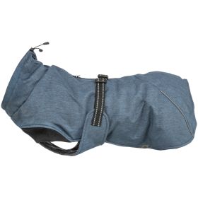 Trixie plašček za pse zimski Riom L temno moder, 62 cm