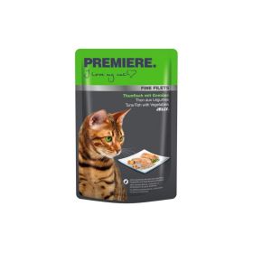 Premiere Cat Fine Filets Tunina/Zelenjava 100g vrečka
