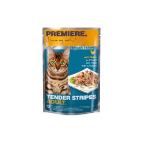 Premiere Cat Tender Stripes Piščanec 85g vrečka