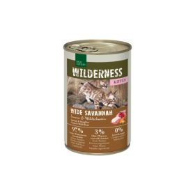 Real Nature Cat Wilderness Kitten Wide Savannah jagnjetina in divja svinja 400g