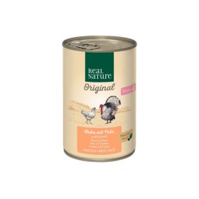 Real Nature Kitten piščanec s puranom, pašteta 400g konzerva