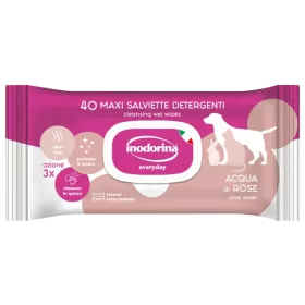 Inodorina Refresh Acqua di Rosa vlažni robčki 40 kos